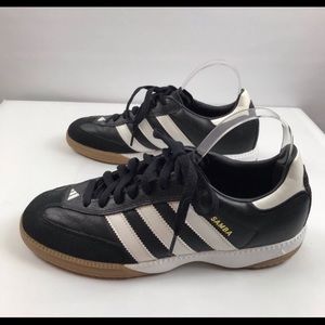 Adidas Samba Leather Sneakers men’s 7 women 8 EUC!